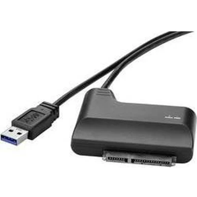 Afbeelding van Renkforce HDD/ SSD Adapter [1x USB 3.2 Gen 1 stekker A (USB 3.0) 1x SATA combi 15+7 polig] Vergulde steekcont