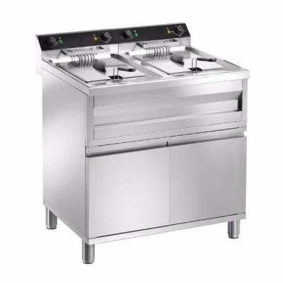 Afbeelding van Staande friteuse Gastroline 12+12 Liter