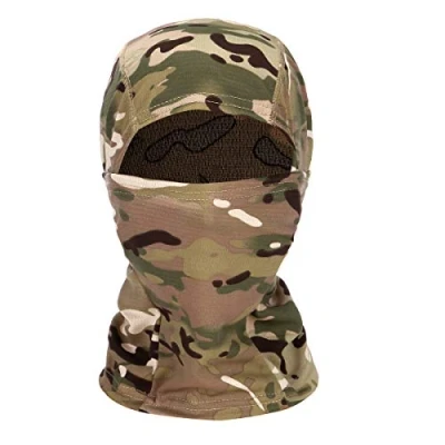 Afbeelding van Rmeet Balaclava gezichtsmasker, winddicht, stormmasker, nylon, bivakmuts, uniseks, voor mannen en vrouwen, motormasker, skimasker outdoor, motorhelm, fietsen, skiën, wintersport, camouflage