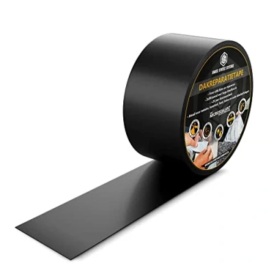 Afbeelding van Dak Reparatieband MicroSealant technologie effectief, duurzaam en universeel inzetbaar Zelfklevende tape (Zwart, 5cm breedte / 5m lengte)