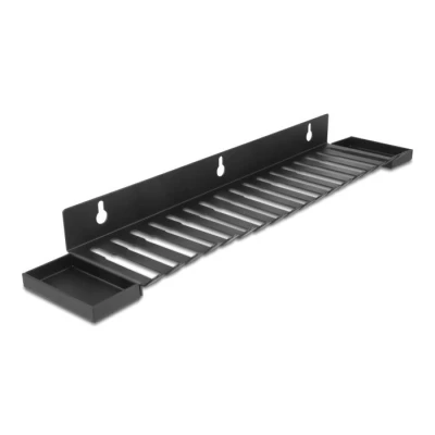 Afbeelding van Delock Kabelhalterung 401 x 71 mm zur Wandmontage mit zwei Ablagefäch