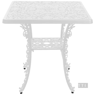 Afbeelding van Seletti Industry Garden tuintafel vierkant 70x70 wit