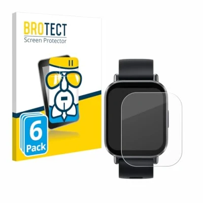 Afbeelding van BROTECT Screenprotector voor Xiaomi Redmi Watch 5 Active Folie Beschermfolie Beschermglas transparant (6 Stuks)