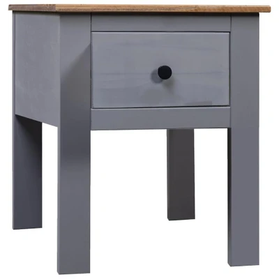 Afbeelding van Nachtkastje Panama Range 46x40x57 cm grenenhout grijs