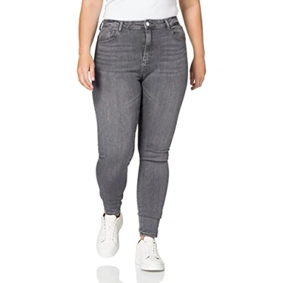 Afbeelding van ONLY Carmakoma Dames Jeans, Grey denim, 52W x 32L