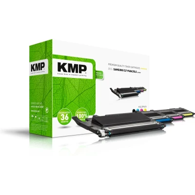 Afbeelding van KMP Tonercassette vervangt Samsung CLT P406C, K406S, C406S, M406S, Y406S Compatibel Zwart, Magenta, Cyaan, Geel 1500 bladzijden SA T53V