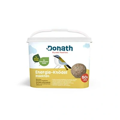Afbeelding van Donath Energiebol Insecten, zonder netje mezenbol 100g per bol de voor fijnproevers waardevol vogelvoer alle seizoenen geproduceerd in Zuid Duitsland