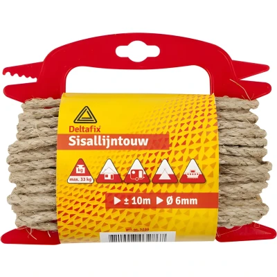 Afbeelding van Deltafix touw sisallijntouw natuur 10 m x 8 mm