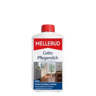 Afbeelding van MELLERUD Cotto Verzorgende melkreiniger en verzorging, 1 x l, betrouwbaar middel voor het reinigen van gewaxte of onbehandelde vloeren