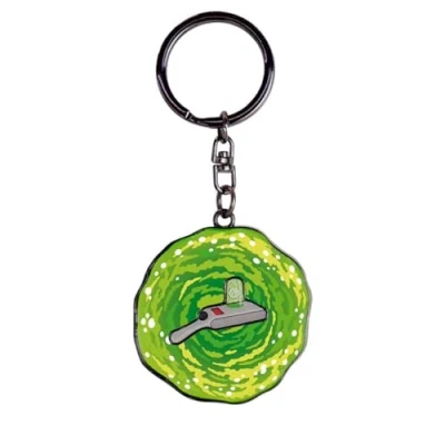 Afbeelding van Rick and Morty Moving Keychain Portal Gun