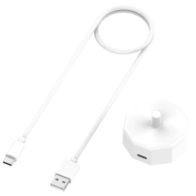 Afbeelding van USB C Oplaadstation Inductieve Oplader voor Reizen, Compatibel met Elektrische Tandenborstels Braun Oral B Pro/Smart/Kids/Vitality Pro/Genius X/iO 6 5 4