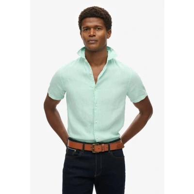 Afbeelding van Superdry Studios Overhemd, Heren, Maat: Large, Spearmint light green