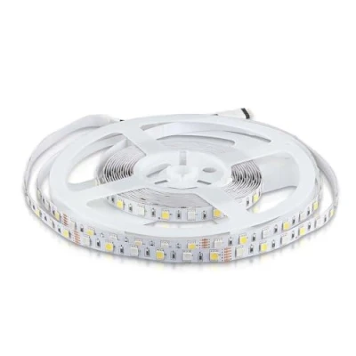 Afbeelding van V TAC VT 5050 60 IP20 N LED Stripverlichting Striplights RGB+6400K Prijs/1m (5m Rol)