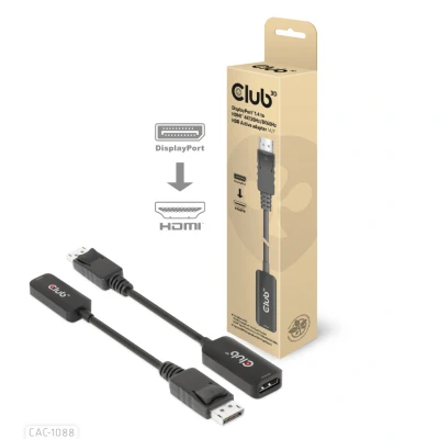 Afbeelding van CLUB3D DisplayPort1.4 to HDMI 4K120Hz/8K60Hz HDR Active adapter M/F
