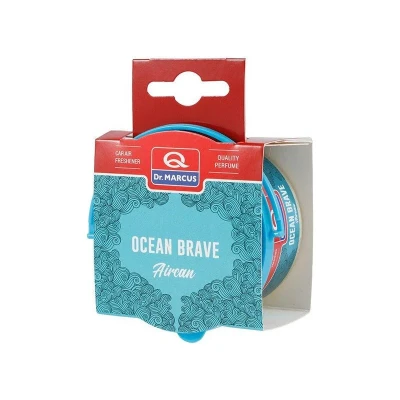 Afbeelding van Dr. Marcus Aircan Ocean Brave luchtverfrisser met neutrafresh technologie Autogeurtje voor in de auto, thuis of kantoor Tot 60 dagen geurverspreiding 40 gram