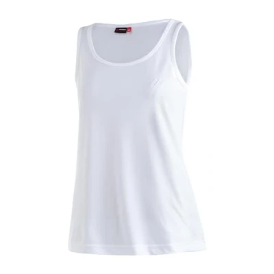 Afbeelding van Maier Sports Petra Tanktop Dames White 52 Wit Outdoor Shirt