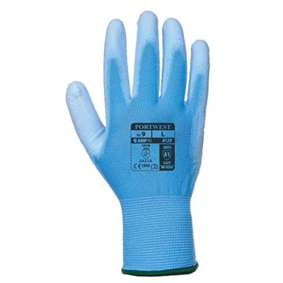 Afbeelding van PU Palm Handschoen maat Large, BluBlu