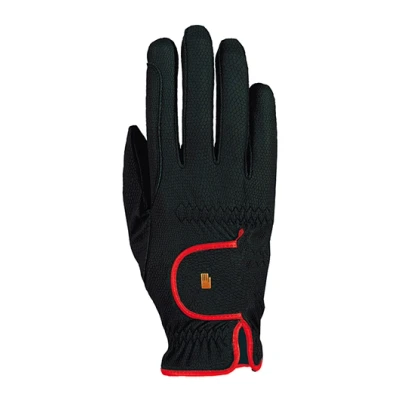 Afbeelding van Roeckl Handschoenen Lona Roeck Grip Lining Zwart/Rood 7,5
