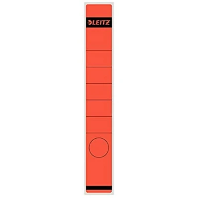 Afbeelding van Rugetiket Leitz smal/lang 39x285mm zelfklevend rood