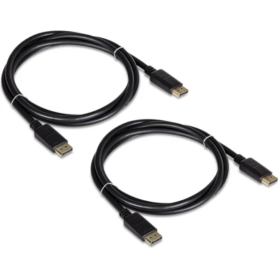 Afbeelding van TrendNet TK DP06/2 DisplayPort kabel Aansluitkabel stekker 1.80 m