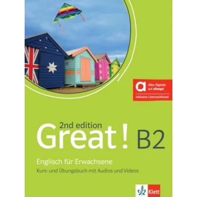 Afbeelding van Great! B2, 2nd edition Hybride Ausgabe allango: Englisch für Erwachsene. Kurs und Übungsbuch mit Audios Videos inklusive Lizenzschlüssel allango (24 Monate)