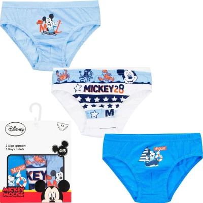Afbeelding van Mickey Mouse 3 x onderbroek maat 104/110 4/5 jaar