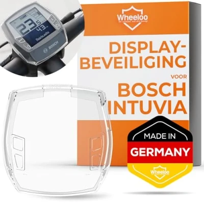 Afbeelding van WHEELOO e bike displaybescherming voor Bosch Intuvia display, transparant en waterdicht, stoot krasbescherming, uv bestendig, displaybeschermhoes, bescherming, accessoires