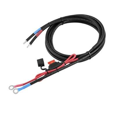 Afbeelding van enjoysolar Accukabel, 6 mm², zonne laadregelaar en batterij met zekering, M8 ringogen (10A 6mm² M8)
