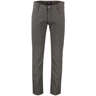 Afbeelding van Gardeur jeans heren 5 pocket model normale fit groen effen 34/34