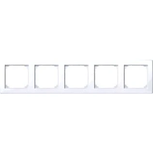 Afbeelding van Schneider electric merten afdekraam 5 voudig m smart kunststof actiefwit 478525
