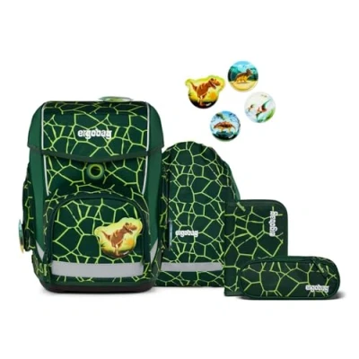 Afbeelding van Ergobag cubo Schooltas set voor kinderen, Maat: One Size, Grün hellgrün
