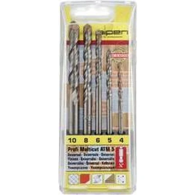 Afbeelding van Alpen MultiCut 100805100 Carbide Multifunctionele boorset 5 delig 1/4 (6.3 mm) 1 set(s)