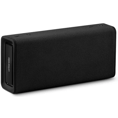 Afbeelding van Urbanista Brisbane Plus Bluetooth 5.3 Luidspreker, Draagbare Draadloze Luidspreker met Tweede Systeemkoppeling voor Stereoweergave, 60H Speeltijd, IPX5 Waterbestendig, USB C Opladen, Middernachtzwart