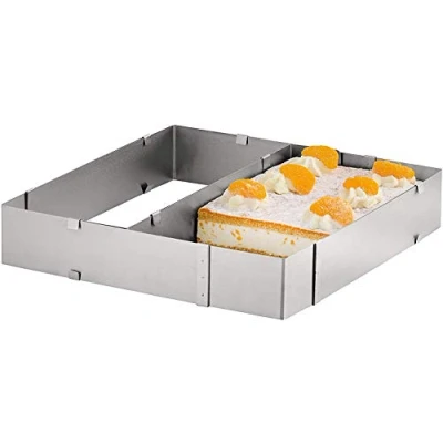 Afbeelding van Axentia Bakframe, roestvrij staal, zilver, 37 x 44 5 cm, traploos verstelbaar