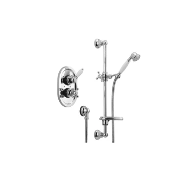 Afbeelding van Huber Croisette Inbouw Thermostatische Doucheset Chroom 910.CS01H.CR