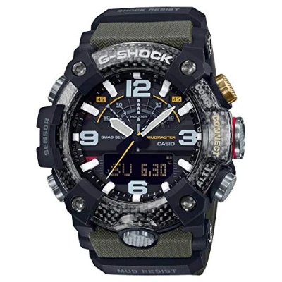 Afbeelding van Casio G Shock GG B100 1A3ER Master of Mudmaster horloge Horloges GroenZwart