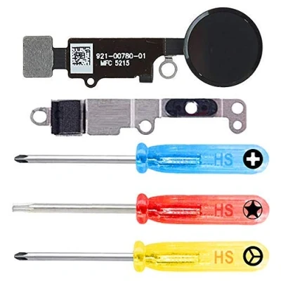 Afbeelding van MMOBIEL Home Button voor iPhone SE 2020 / 8 Plus 7 (ZWART) inclusief Reparatie Tools