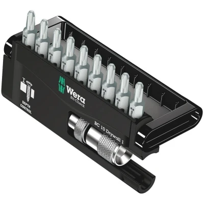 Afbeelding van Wera 10 delige bitset bit check drywall 1