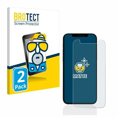 Afbeelding van BROTECT Screenprotector voor Apple iPhone 12 mini Folie Beschermfolie matte (2 Stuks)