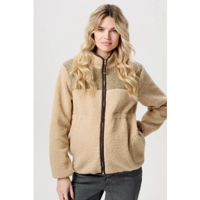 Afbeelding van Noppies Maternity Tervo Teddy Cardigan met lange mouwen, Abbey Stone P770, M