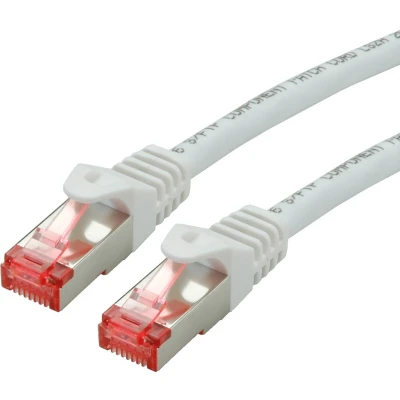 Afbeelding van ROLINE patchkabel Cat.6 S/FTP (PiMF), componentniveau, LSOH, wit, 5 m