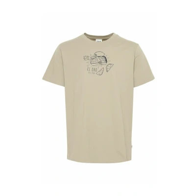 Afbeelding van Solid Odell Tshirt print, Heren, Maat: Large, Laurel oak