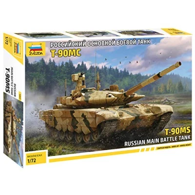 Afbeelding van 1:72 Zvezda 5065 T 90MS Tank Plastic Modelbouwpakket