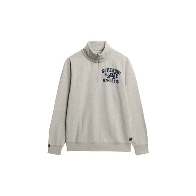 Afbeelding van Superdry Sweater, Heren, Maat: XL, Vintage sweat light grey marl