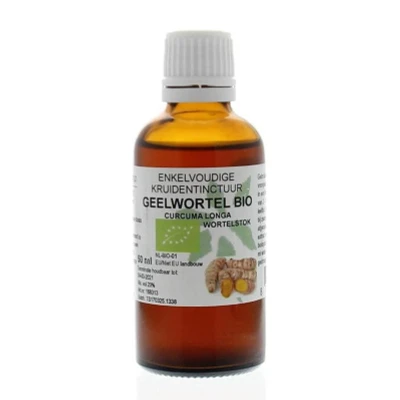 Afbeelding van Natura Sanat Curcuma Longa/geelwortel Tinctuur Bio, 50 ml
