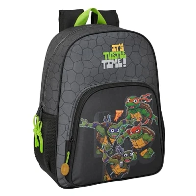 Afbeelding van Schoolrugzak Teenage Mutant Ninja Turtles Zwart Grijs 33 x 42 14 cm
