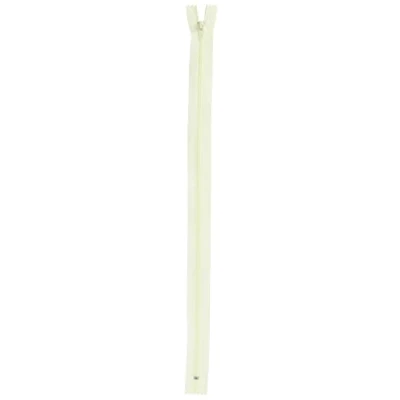 Afbeelding van Trimz 40cm ( 16&quot;) Crème eenrichtingseinde Stop Zip met 4mm Tanden x 10 Pcs, Polyester, 40 cm