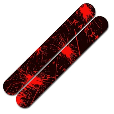 Afbeelding van Finest Folia R160 Fietskettingsteunen, bescherming, sticker, folie, lakbescherming (02 Racing Neon Red)