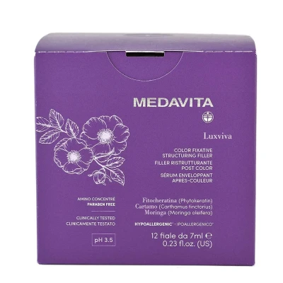 Afbeelding van Medavita Ampullen Luxviva Color Fixative Structuring Filler 12x7ml