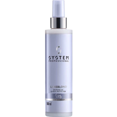 Afbeelding van System Professional LuxeBlond Bi Phase UV &amp; Heat Protector 180ml Haibu by Kapperskorting.com